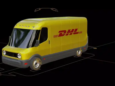 DHL Rivian EDV 3D model