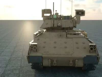  M2A3 TANK 3D model 3D model