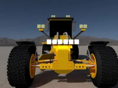 sport grader 3D model