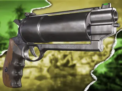 BIG SHOT Free low-poly 3D model