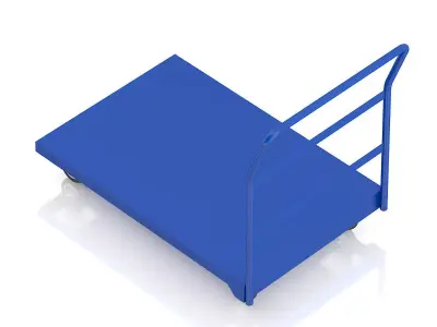 Market Service Cart 3D model