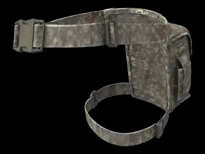 leg pouch 01 3D model