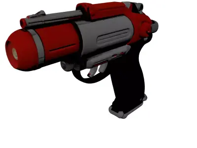 Retro SciFi Ray Gun Blaster 3D model purchase