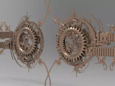 Enock Cog greater wings  Low-poly 3D model