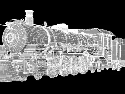 old train 3D model get