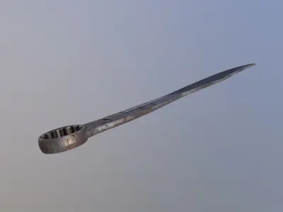 Knife spanner LowPoly Low-poly 3D model