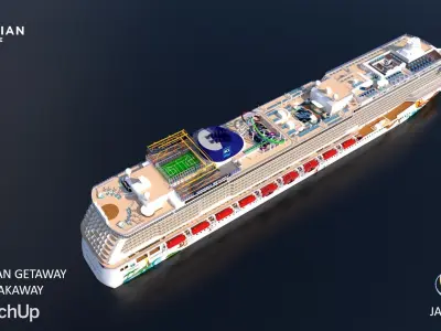 NORWEGIAN GETAWAY 3D model