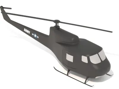 Bell UH-1 Huey toy Bell UH-1 Huey toy 3D model
