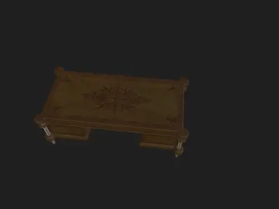 Gothic Table Low-poly 3D model