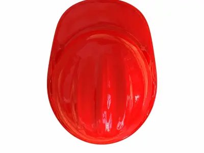 Safety Helmet Low-poly 3D model get