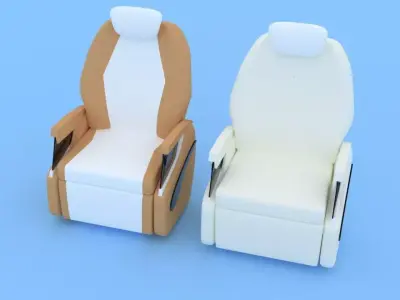 Pilot Seat Free 3D model