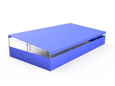 Industrial canopy 3D model