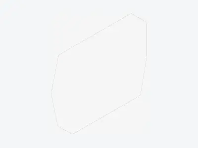 Furniture - Seating - Contemporary - Blume - Armrest - Left Low-poly 3D model