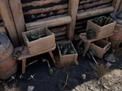 German WW2 Grenade Pack