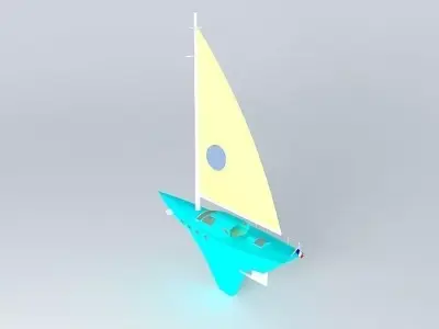 Recreational Boat Free 3D model