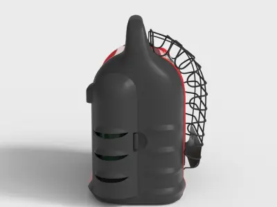 PORTABLE HEATER Low-poly 3D model