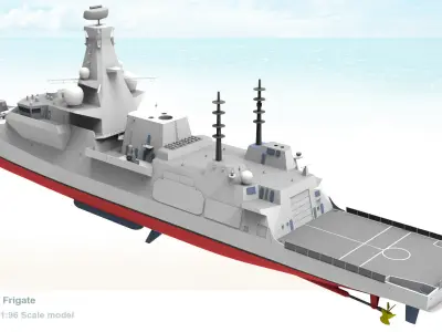 Type 26 City Class Frigate 3D print model 3D print model