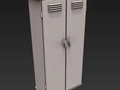 Electric Box Free low-poly 3D model