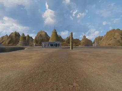 Ancient Stone Village 3D model