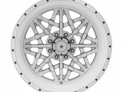 Car rim 3d model  3D model