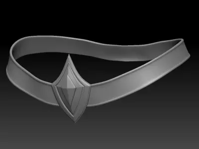 High-poly model Belt 3D model purchase