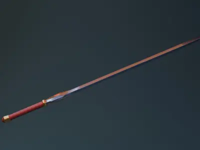 Stylized sword 3D model buy