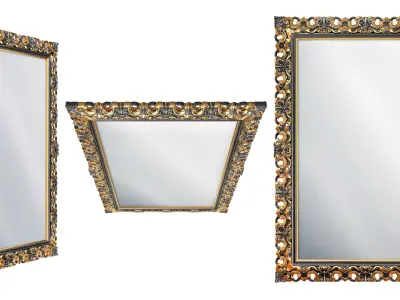 Classic mirror 005 3D model