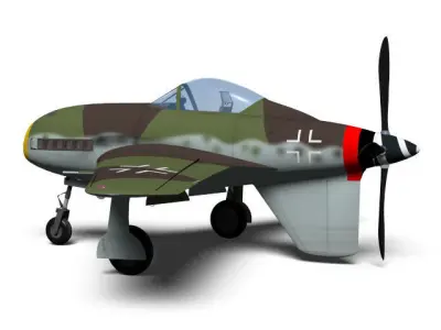 Messerschmitt Me334 3D model