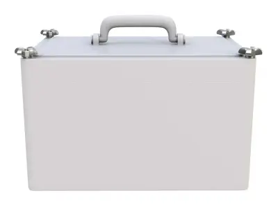 Plastic container 02 3D model