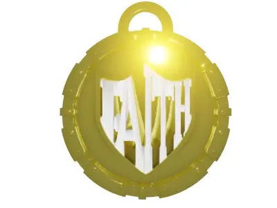 Shield of Faith Madallion 3D model