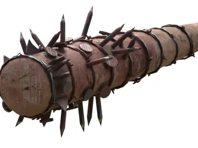 Zombie Apocalypse Weapons - Melee - Post Apocalypse Bat 3D model