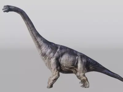 Brachiosaurus dinosaur Low-poly 3D model order