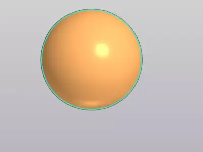 Lever End Grip Handle - Ergonomic Control Part 3D model