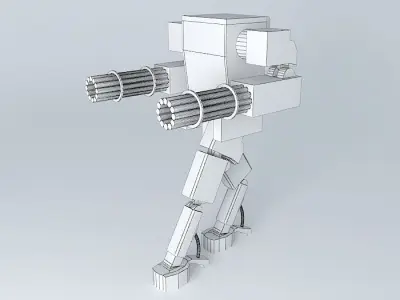 SketchMecha robot Free 3D model