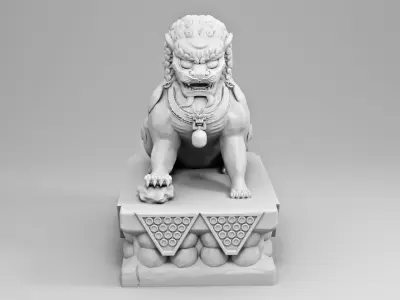 Part 5 - Chinese traditional house  3D print model
