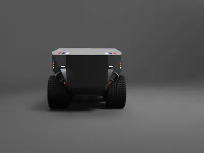 Futuristic APC Military Transport 3D model