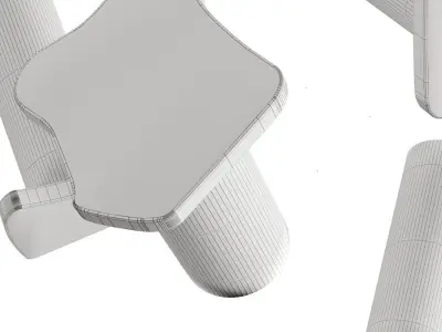 Industrial Wall Hooks by Blanked Studios 3D model
