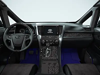 2018 Toyota Alphard TRD 3D model