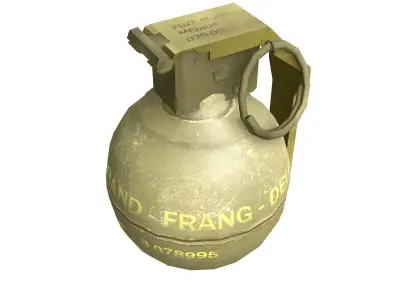 Grenade Pack Low-poly 3D model