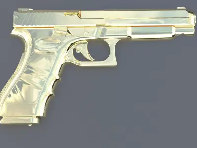 pendant gun 3D print model