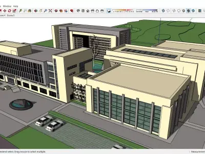 Sketchup Hotel 106 3D model