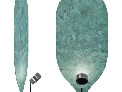 roche bobois robin floor lamp 3D model