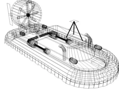 Hovercraft - Common 3D model