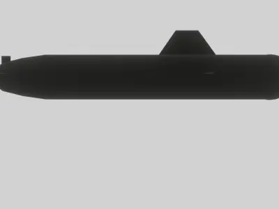 Simple Submarine 3D model