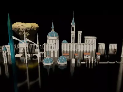 Fantasy Castle Builder Pack 3D model