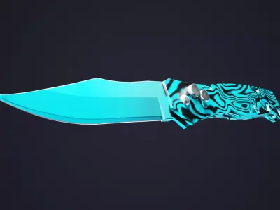 Combat Knife  Low-poly 3D model buy