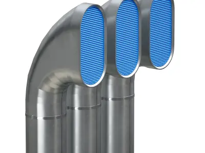 Ventilation pipe 3D model