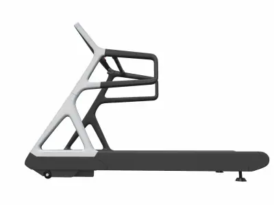 Treadmill technogym 3D model