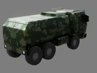  Military Truck - Low poly - PBR - Game ready Low-poly 3D model by Sathak