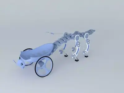Cybernetic Chariot Free 3D model